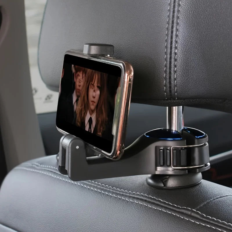 Multifunction Car Rear Headrest Hook – Holder for Phone, Bags & Accessories