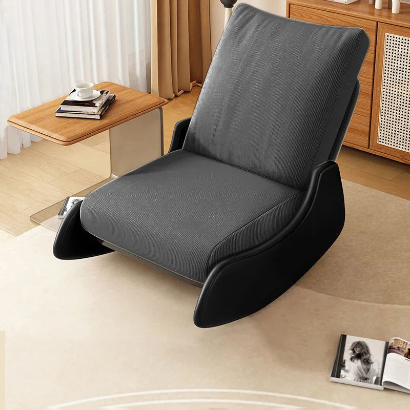 Ergonomic Adjustable Rocking Recliner Chair - Lazy Lounge Seat for Living Room & Balcony