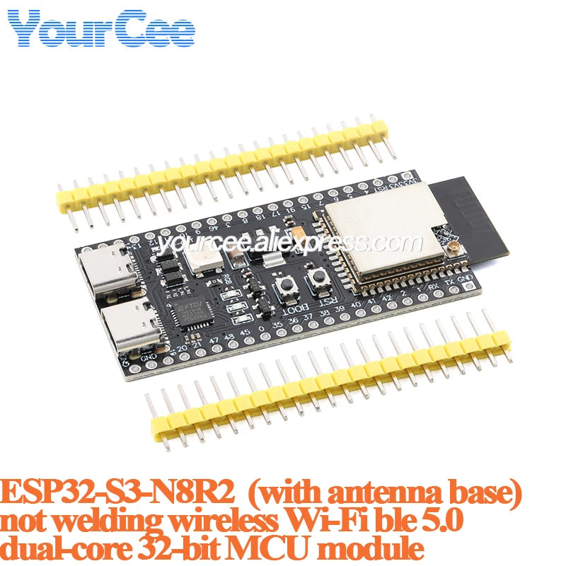 ESP32-S3 Dual Type-C Development Board - N16R8 N8R2 Core Module with Antenna Base for IoT Projects