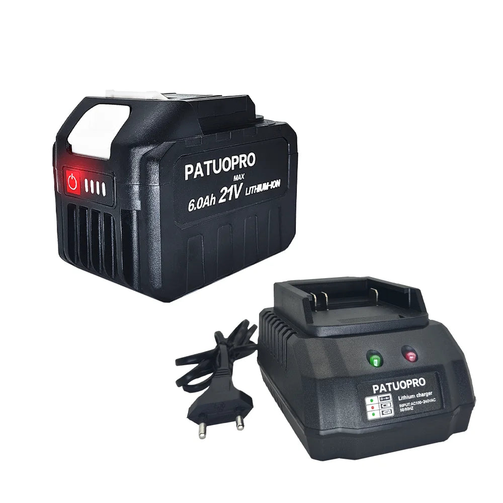 18V/21V Rechargeable Lithium Battery β 2.0Ah, 4.0Ah, 6.0Ah for Makita Cordless Wrench, Hammer Drill, Grinder & Tools