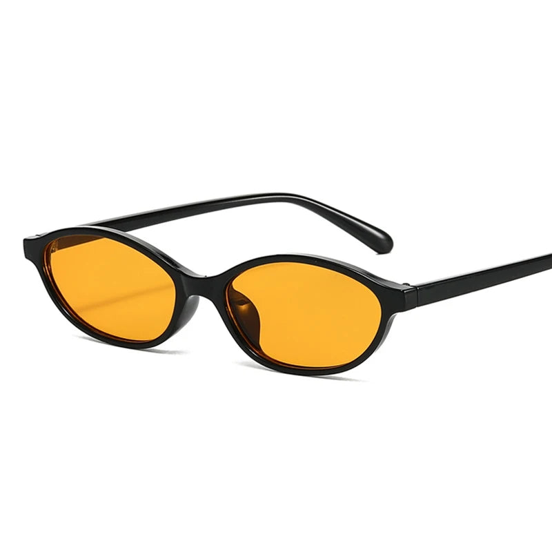 Sexy Small Oval Women's Sunglasses 2024 – New Fashion Black & Brown Summer Shades, Trendy Unique Eyewear for Men & Women