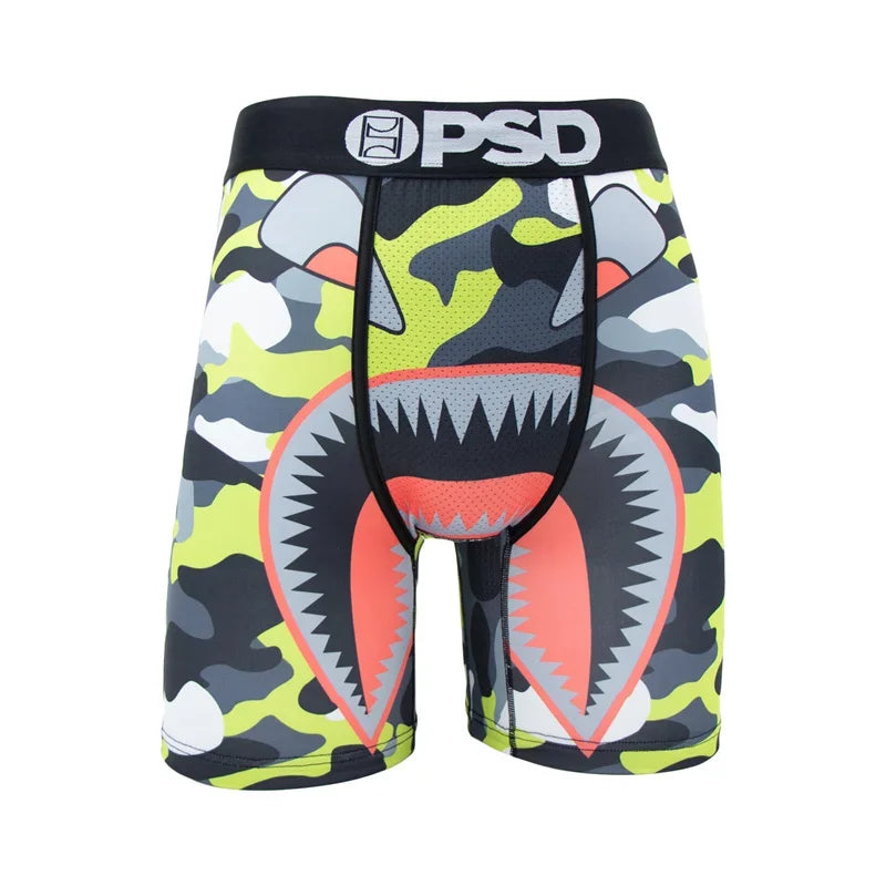 Sexy Men's Printed Boxer Shorts – Breathable Fashion Underwear & Innerwear