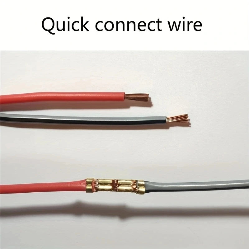 50/100Pcs Quick Connect Terminal Blocks - Push-Button Docking Connector Wiring Terminals