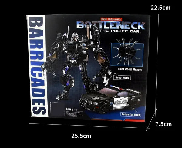 BMB Transformation LS02 Barricade β KO MPM05 Black Mamba MP Action Figure Robot Toy Collection