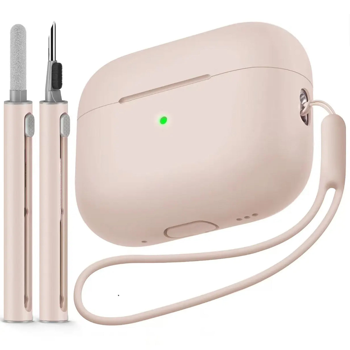 AirPods Pro 2 Silicone Case Cover - Soft Protective Case with Cleaning Kit for Apple AirPods Pro 2nd Generation