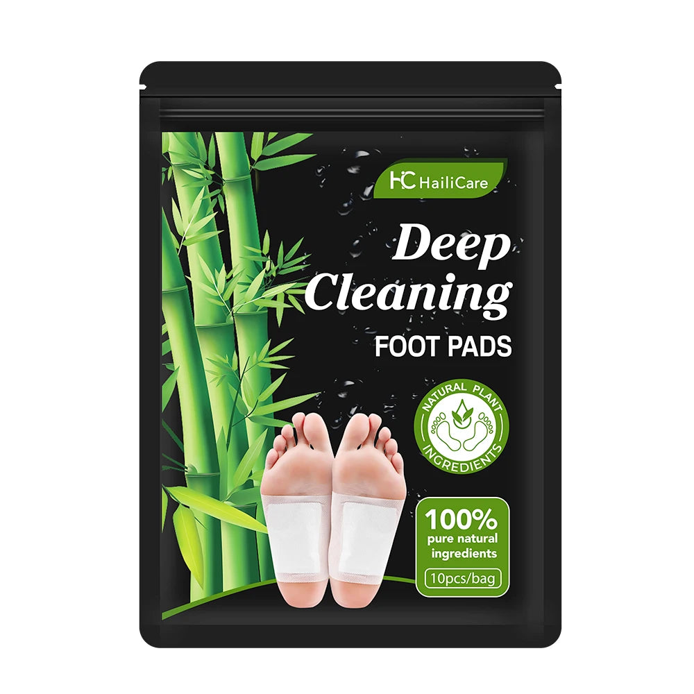 10PCS Herbal Detox Foot Patches – Stress Relief & Deep Sleep Aid | Natural Foot Care & Body Cleanse