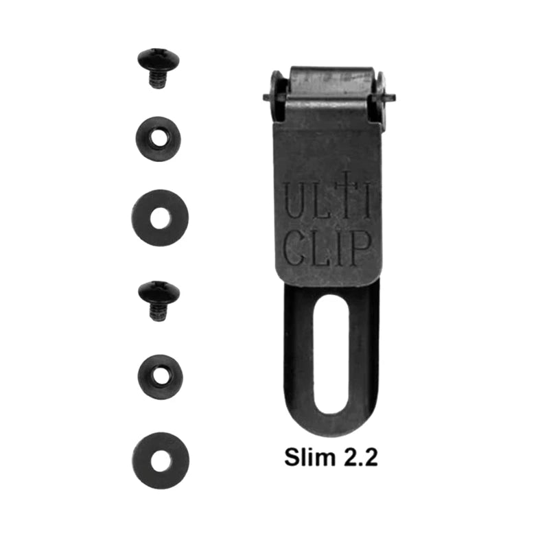 Universal Ulticlip Metal Belt Clips β Kydex Holster & Knife Clips in S and L Sizes