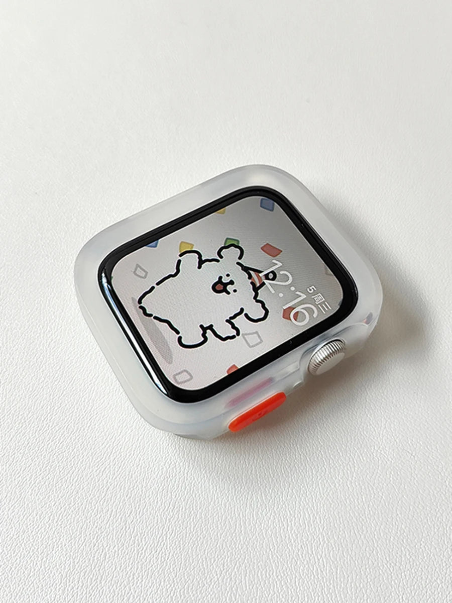 Candy Silicone Apple Watch Case & Strap - Protective Band Cover for Series 11 10 9 8 7 SE 6 5 4 Ultra 49mm 45mm 41mm 44mm 40mm
