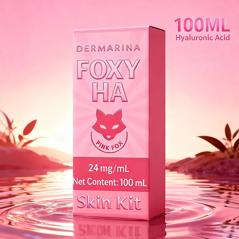 100ml Hyaluronic Acid Body Gel β Foxy HA Plumping & Smoothing Hip Moisturizer, 24mg/ml Hydro Complex