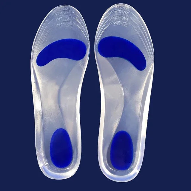 Silicone Gel Medical Insoles – Orthopedic Arch Support for Men & Women, Flat Foot & Plantar Fasciitis Relief Shoe Pads