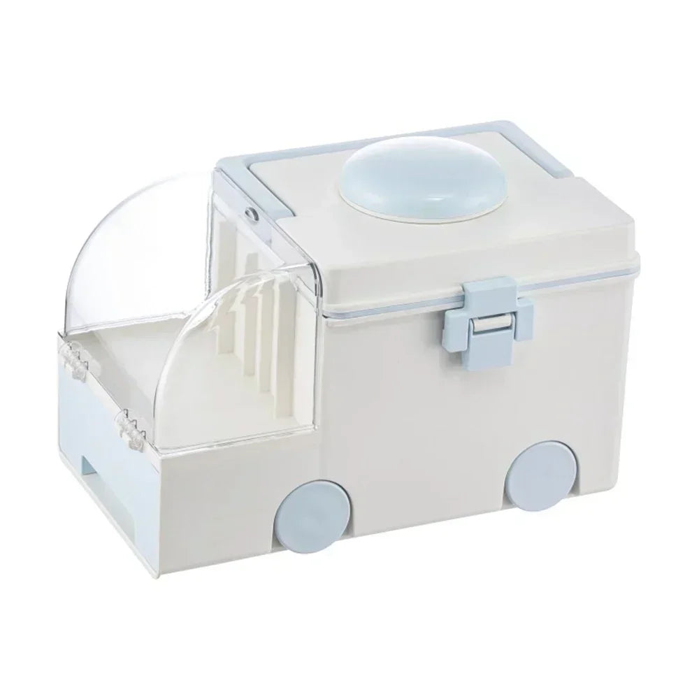 Portable Ambulance Medicine Box – Large Capacity Household Medical Storage & Classification Organizer