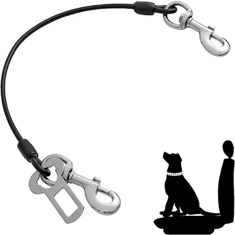Chew-Proof Dog Car Harness – Durable & Secure Seat Belt for Small/Medium Dogs, Comfortable Pet Travel Safety Essential
