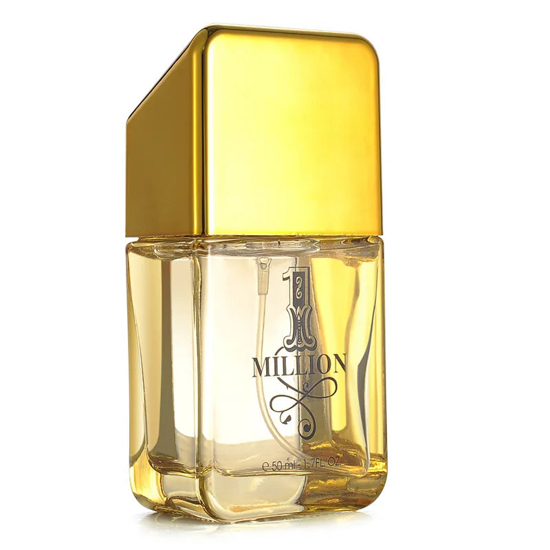 Hot Million Gold Perfume for Men & Women, Seductive Leather Notes, 100ml Valentine's Day Gift