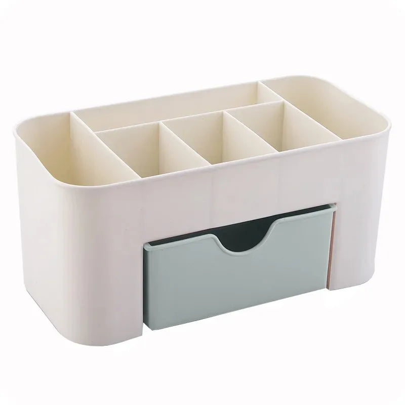 Nail Art Plastic Organizer Container – Gel Polish Remover, Cleaning Cotton Pad & Swab Storage Case – Decoration Accessories Tool