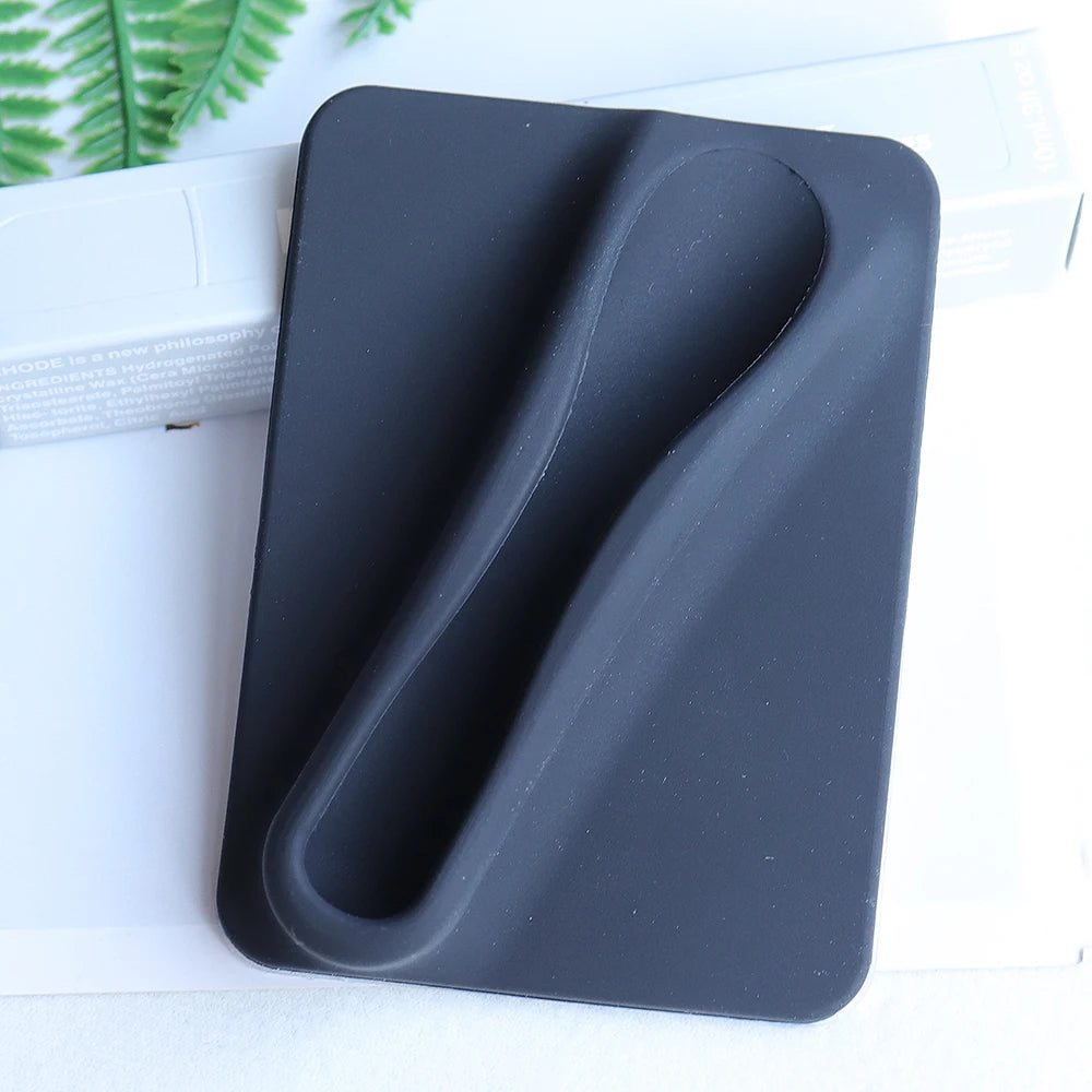 Silicone Lipstick Clip & Card Holder for Phone Case – Anti-Fall Lip Gloss Holder with Kickstand, Liquid Silicone Mobile Case