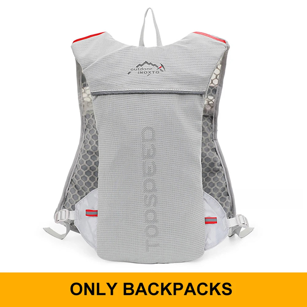 5L Ultralight Outdoor Trail Running Backpack — Hydration Vest with 500ML Water Bottle for Men