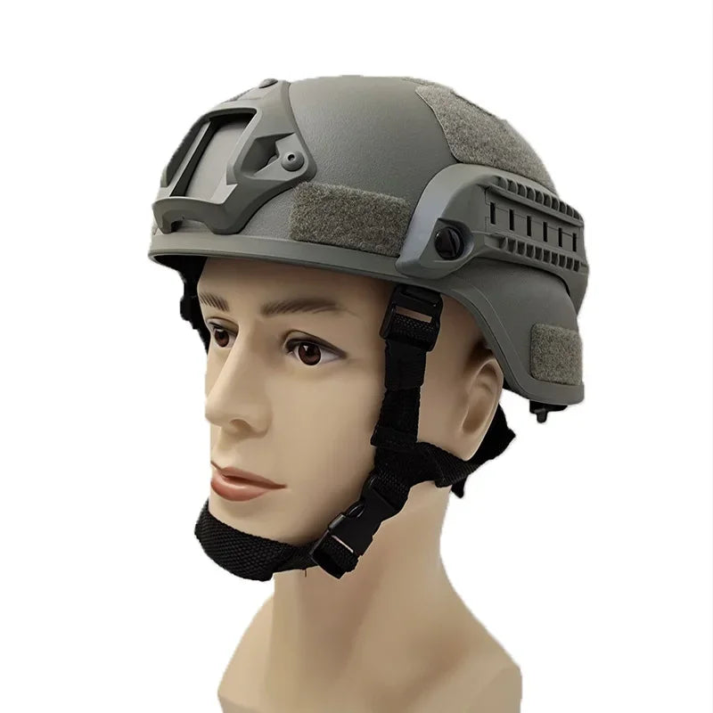 FAST MICH2000 Tactical Helmet - Protective Outdoor Helmet for Airsoft, Paintball & Riding