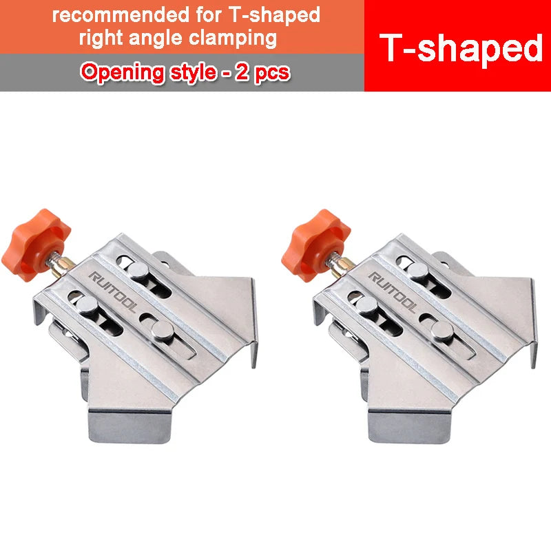 90° Positioning Squares Right Angle Clamps – Carpenter Clamping Tool for Woodworking & Cabinet Corner Assembly