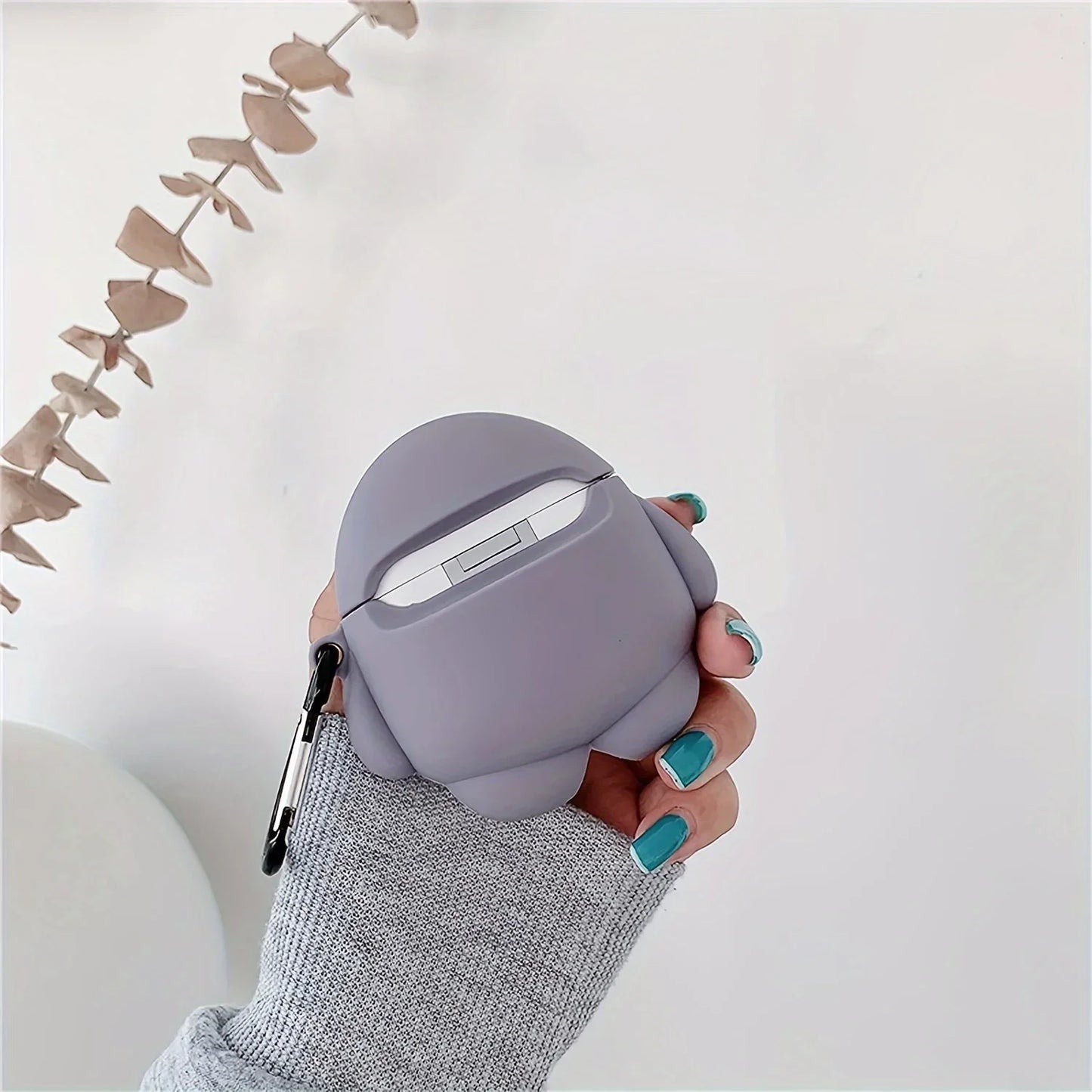 Cute Cartoon Shark Silicone Case for AirPods 1/2/3/4 & Pro 2 β Protective Wireless Earphone Cover