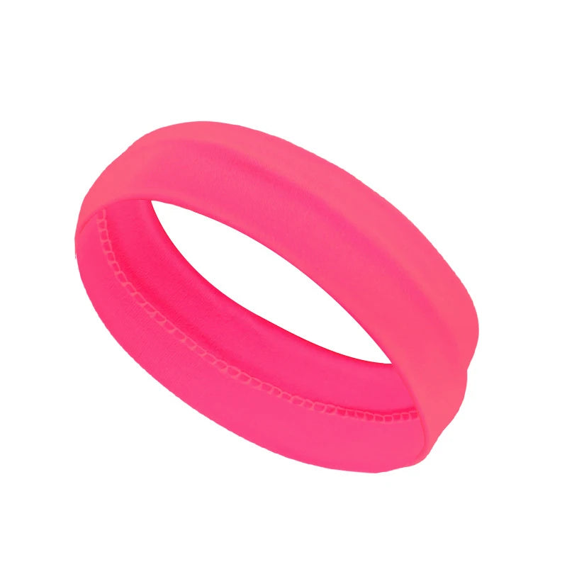 Summer Sports Headbands for Women – Solid Color Elastic Fitness, Yoga, and Running Bandanas, Stretch Makeup Hair Accessories 2023