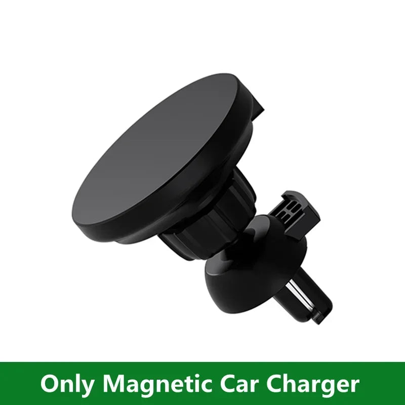 30W Magnetic Wireless Car Charger Stand – Fast Air Vent Mount for iPhone 15/14/13/12 Pro Max/Mini