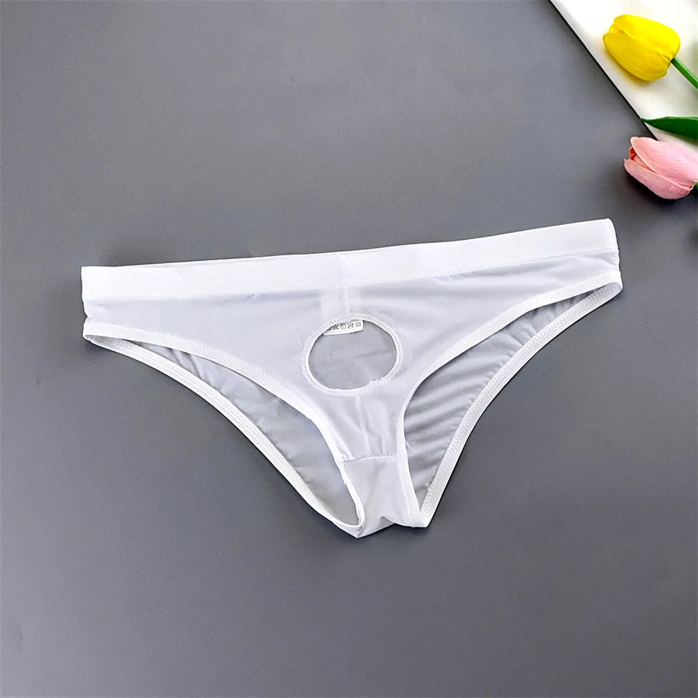 Men’s Ice Silk Ultra-Thin Briefs - Breathable Comfortable Everyday Underwear (M-XXL, Plus Size Fit)