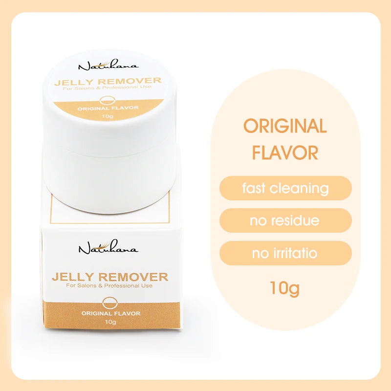 NATUHANA Eyelash Extension Jelly Remover β Fast, Safe, Non-Irritating Gel Glue Remover for Makeup