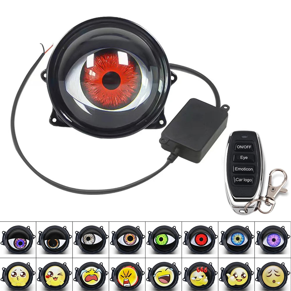 Dynamic LED Car Headlights - Devil Eye Eagle Eye Styling Lights for Car Decoration & Custom Accessories