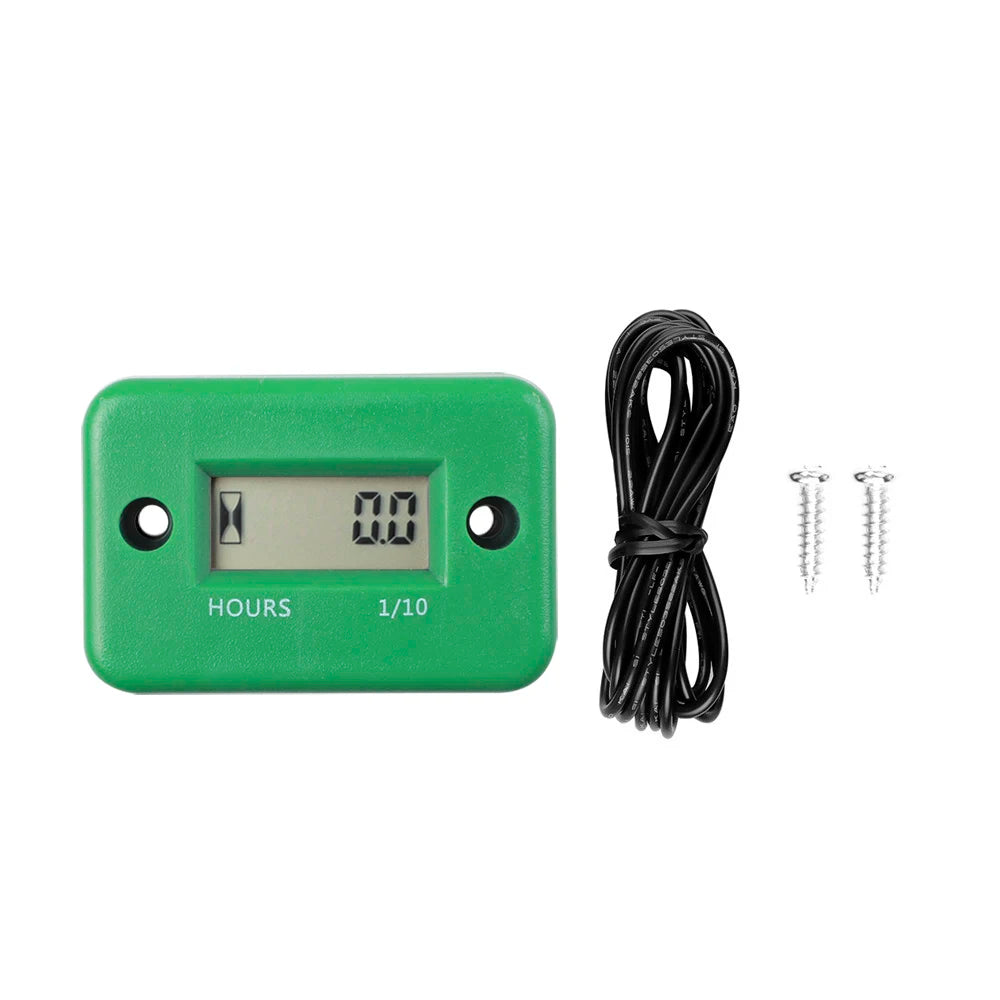 Digital Hour Meter LCD Counter – For ATV, Motorcycle, Snowmobile, Boat & Generator Accessories