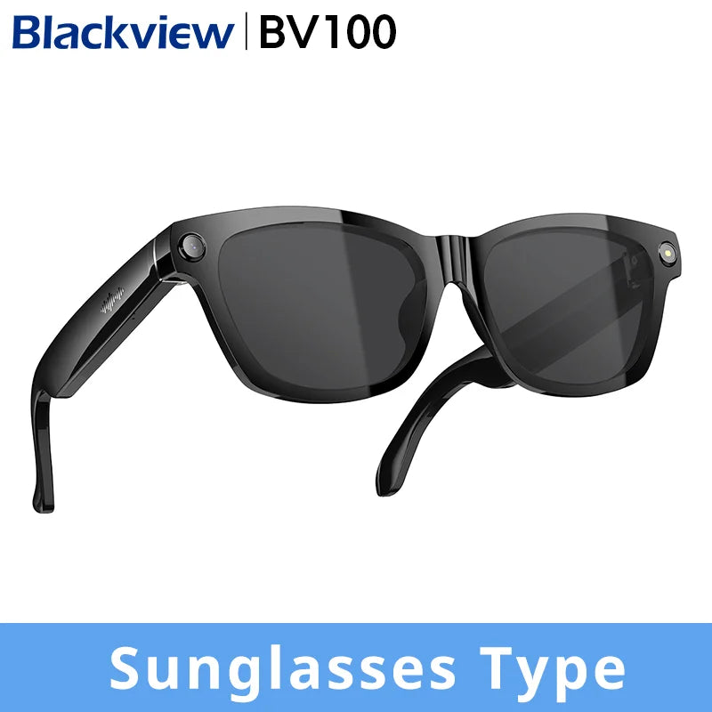Blackview BV100 AI Smart Shooting Glasses – 2K HD 800W Camera with Bluetooth & Voice Assistant