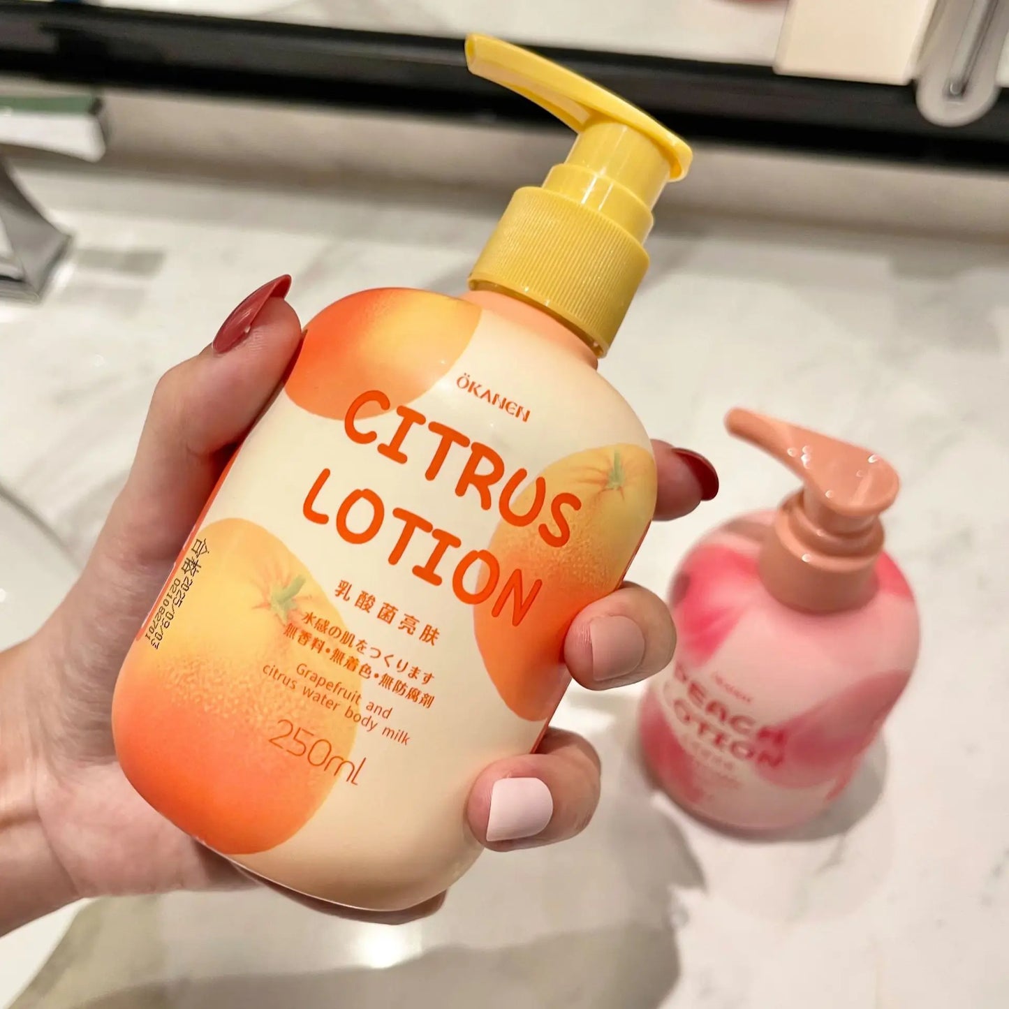 250ml Niacinamide Body Milk β Pomelo Citrus Lactic Acid Bacteria Brightening & Moisturizing Body Cream
