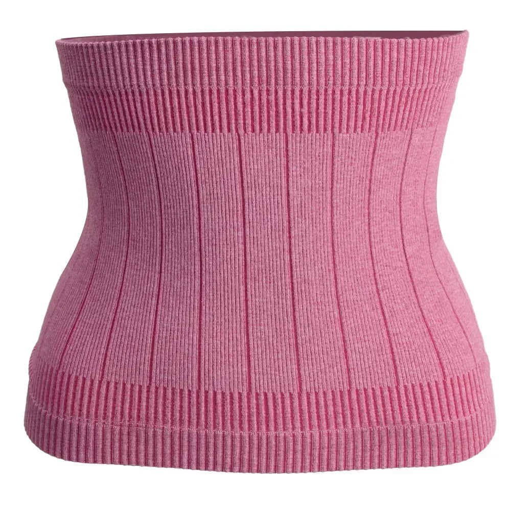 Wool Waist Support Belt - Warm Cashmere Lumbar Brace for Fitness, Sports & Everyday Comfort