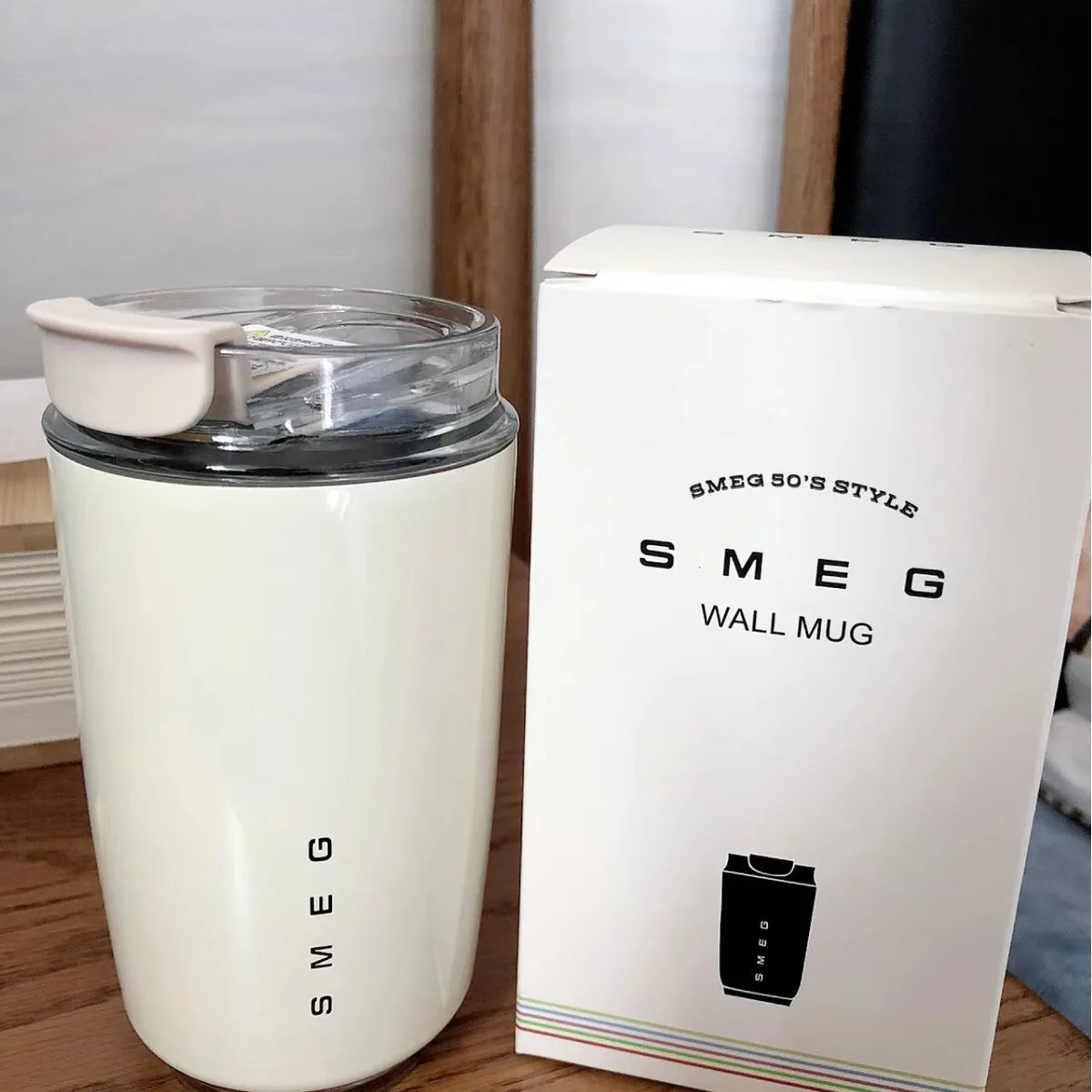 350ML Milky White Tumbler Thermos Cup - Insulated Stainless Steel Travel Mug - Vacuum Flask for Coffee and Water Bottle