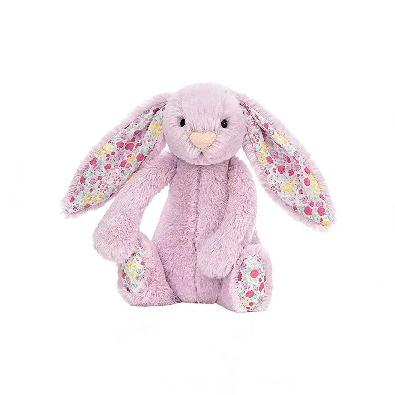 Cute Floral Bunny Plush Gift - Leopard Bunny Barcelona Bear Cake Bunny Bouquet Design Birthday Present Essential
