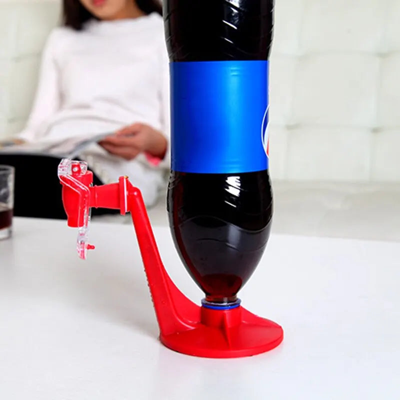 Creative Manual Pressurized Carbonated Beverage Maker – Portable Soda & Cola Dispenser, Upside Down Drink Carbonation Machine for Home & Travel