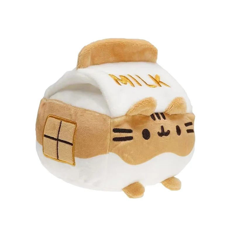 Pusheen Kawaii Cat Plush Toy - Cute Donut, Unicorn, Ice Cream, Pizza, and Cake Stuffed Animal for Gifts and Room Decor