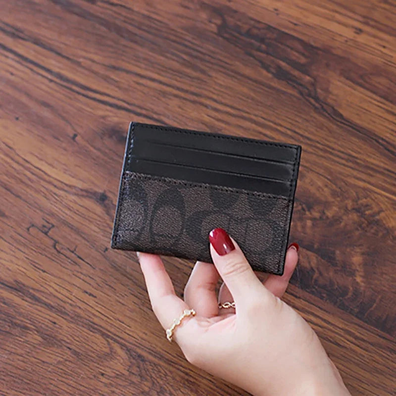 Luxury PU Leather Wallet for Women – Multi-Function Card Holder & Small Purse | Stylish Women's Card Bag