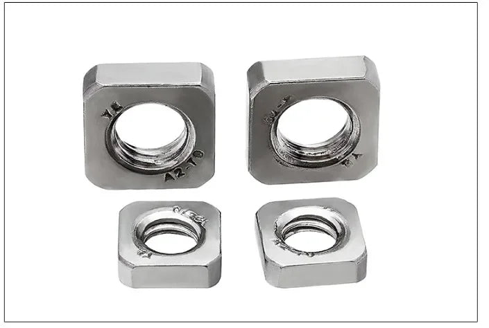 20-100pcs DIN562 Metric Thin Square Nuts β M3, M4, M5, M6, M8, M10 Stainless Steel Hardware
