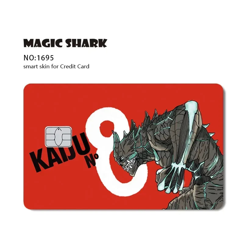 Conch Money Bow Anime Card Sticker - Spend or Save Meme Credit Debit Card Skin