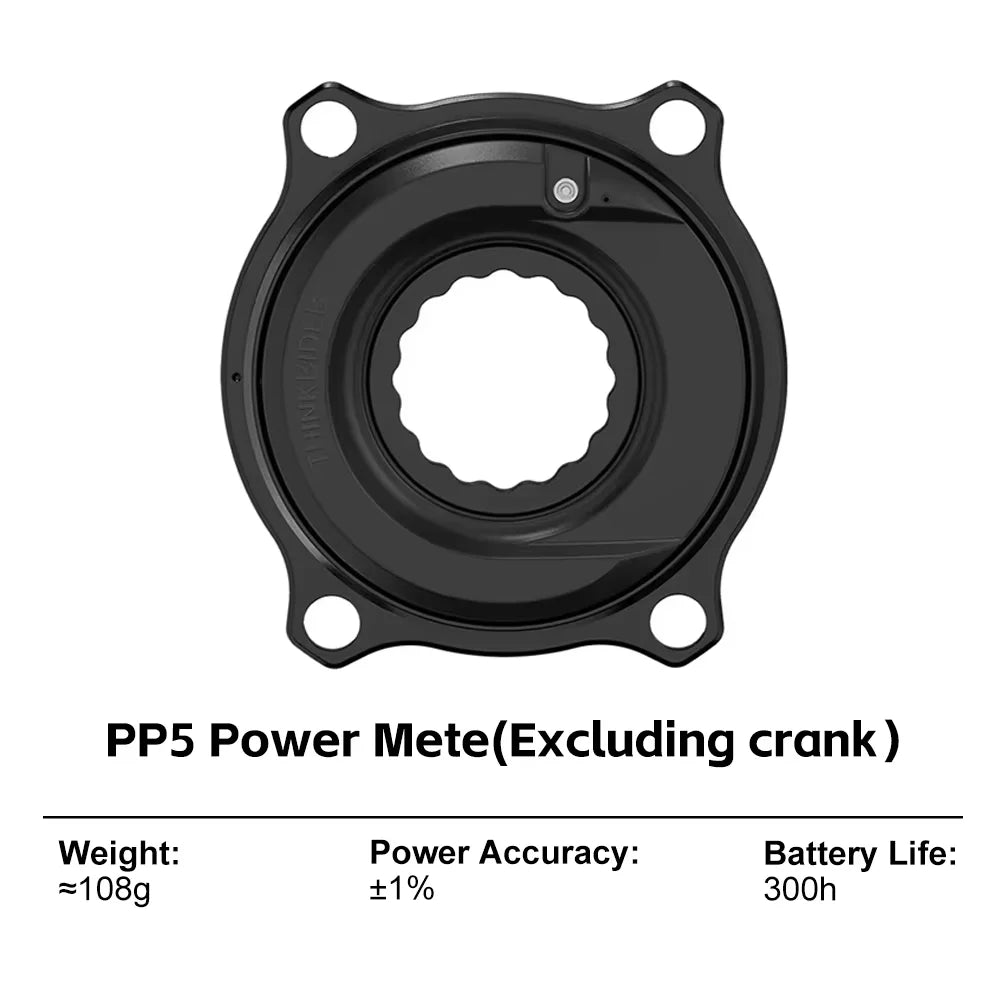 THINKRIDER PP5 Bike Power Meter - 4-Bolt 110BCD Cadence Crankset for Shimano