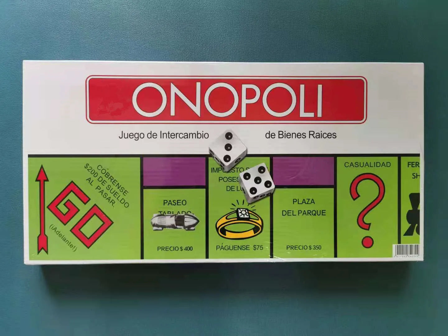 Classic Property Trading Board Game – Fast Dealing Family Party Game for Real Estate Strategy, Ages 8+ Tabletop Fun