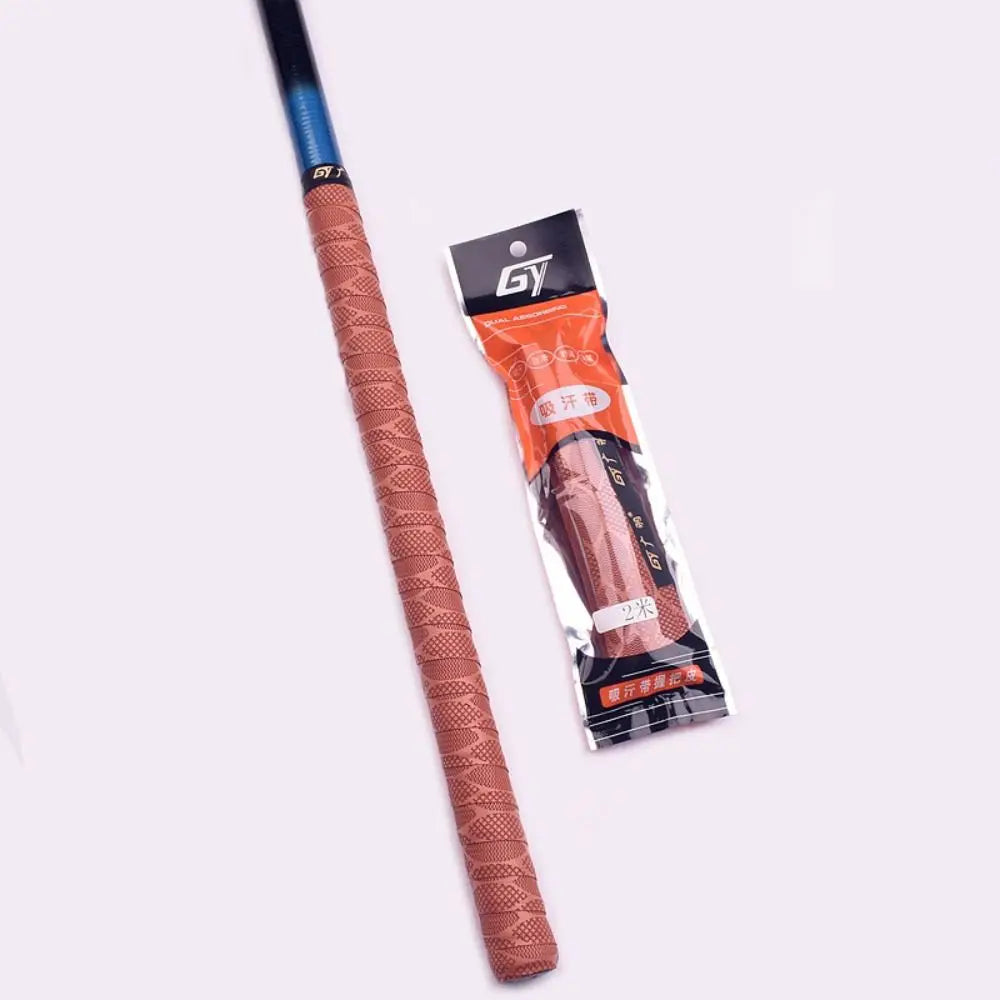 2M Anti-Slip Sports Overgrip Tape — Sweat-Absorbing Grip for Tennis, Badminton Rackets, and Fishing Rods