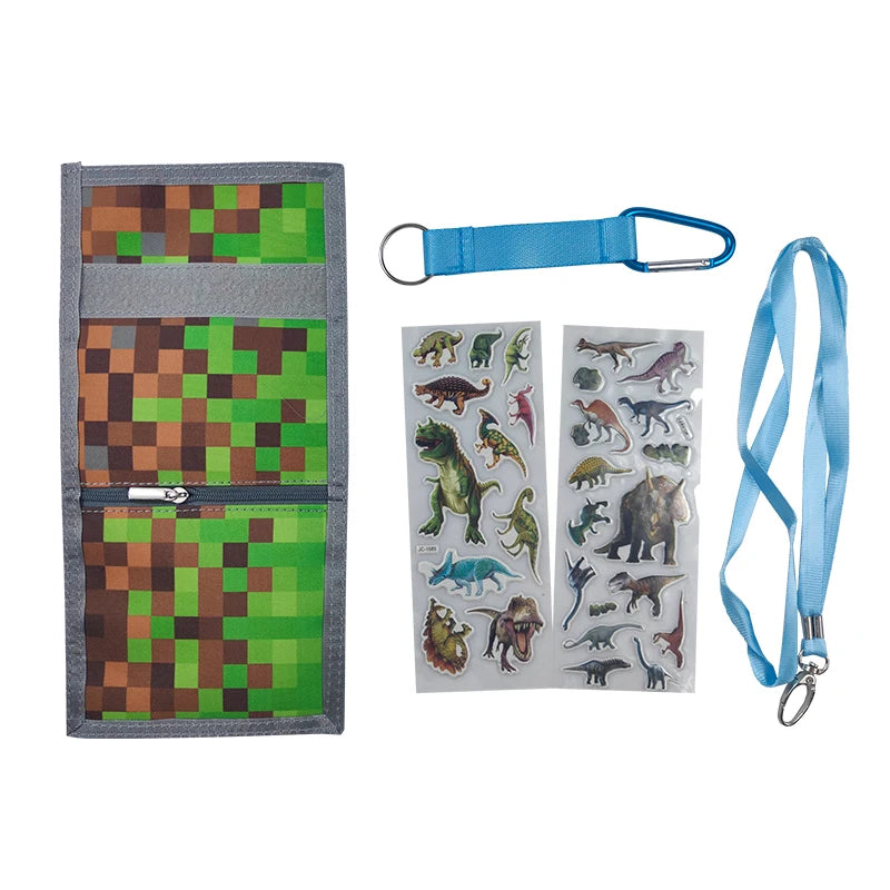 Kids Trifold Casual Wallet β Multifunctional Youth Wallet with Zipper Coin Pocket & Card Holders, Perfect Gift for Children