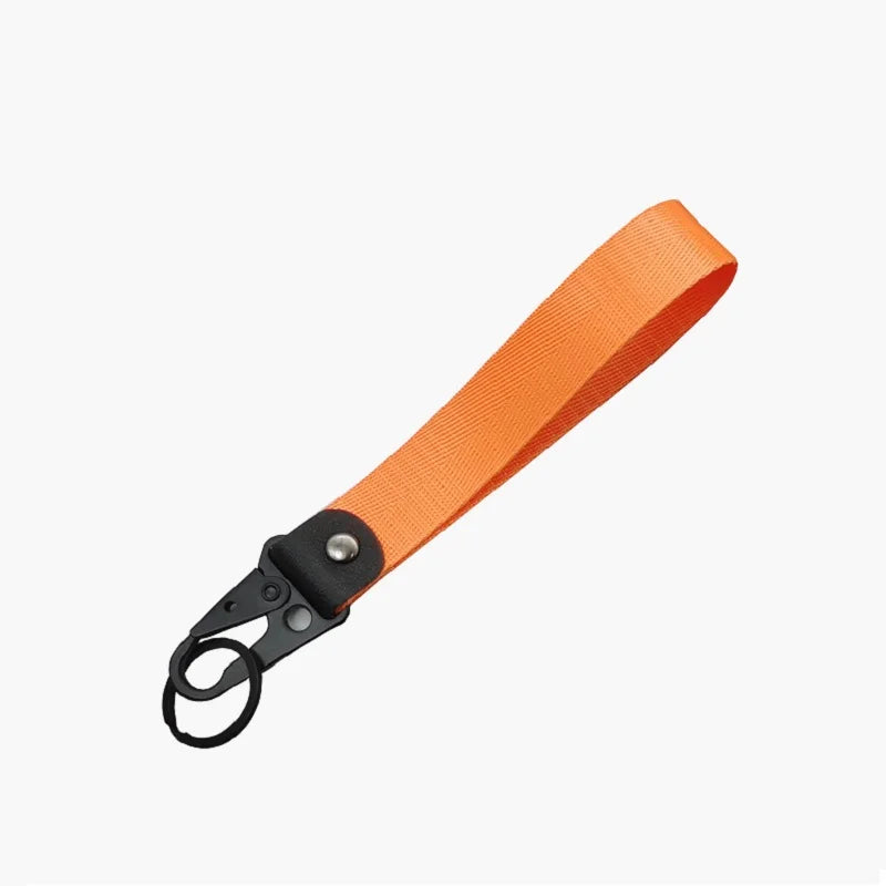 Motor Racing Webbing Wrist Lanyard Keychain – Paracord Rope Hand Strap for Motorcycle, Car Keys, Camping & Outdoor Use