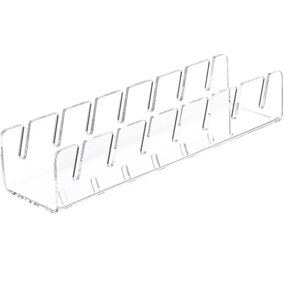 Stackable Acrylic Baseball Cap Rack β Rectangular Hat Organizer Stand for Display and Storage
