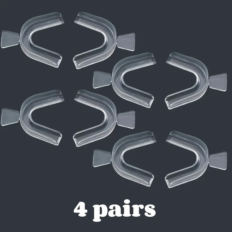 Silicone Teeth Aligner Tray - Invisible Dental Orthodontic Mouthguard for Whitening, Straightening and Nighttime Teeth Care 1–4 Pairs