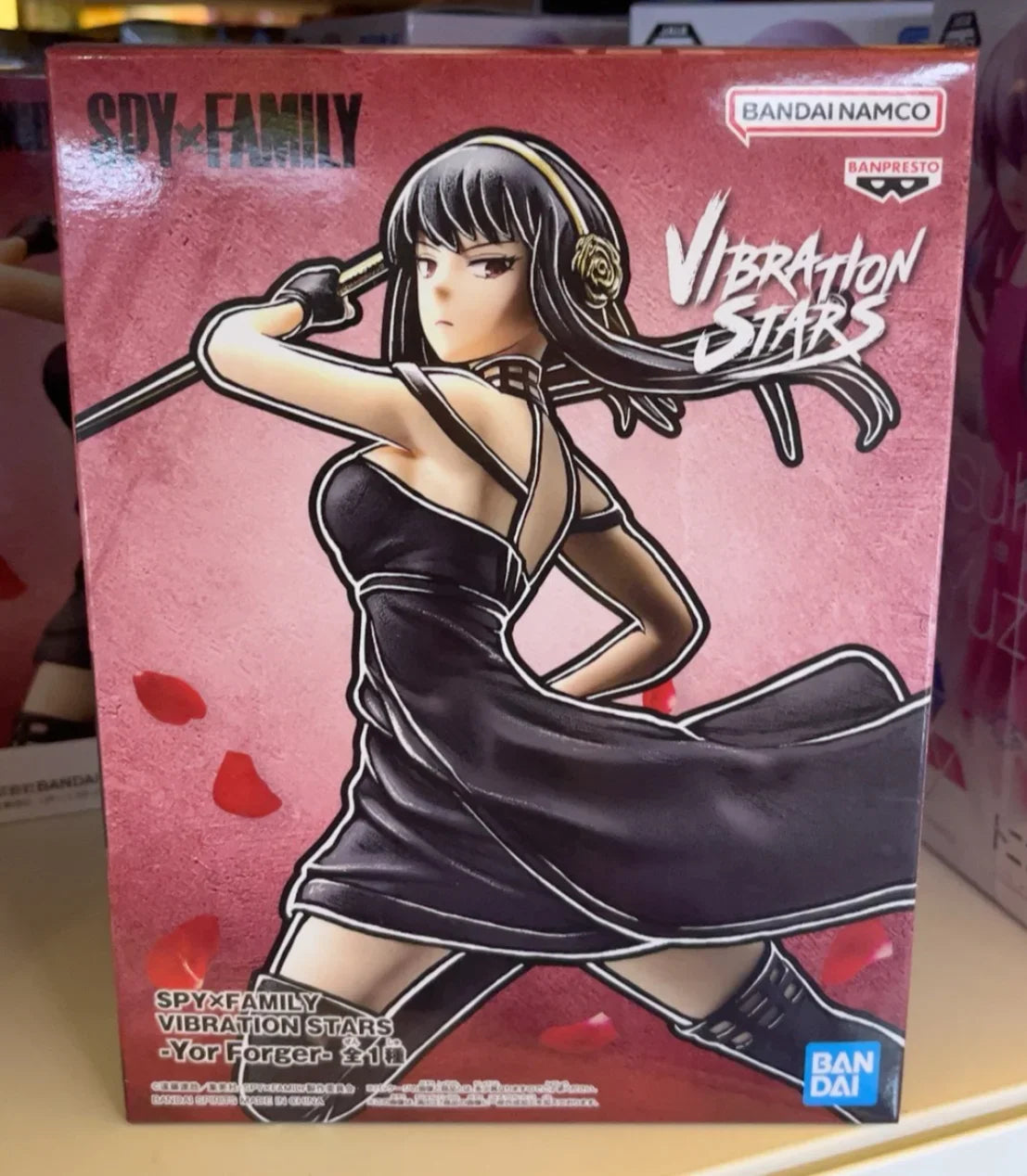 Original BANPRESTO Vibration Stars Loid & Yor Forger Figures β SPYxFAMILY Anime Model, Genuine Boxed Toy