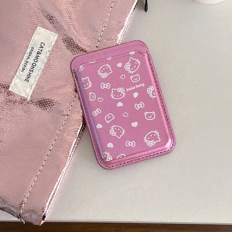Hello Kitty MagSafe Wallet Case for iPhone 12β16 Pro Max β Cute Sanrio Magnetic Holder with Wireless Charging & Hard Cover