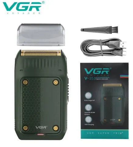 VGR V-353 Electric Shaver – Professional Rechargeable Razor & Portable Beard Trimmer for Men