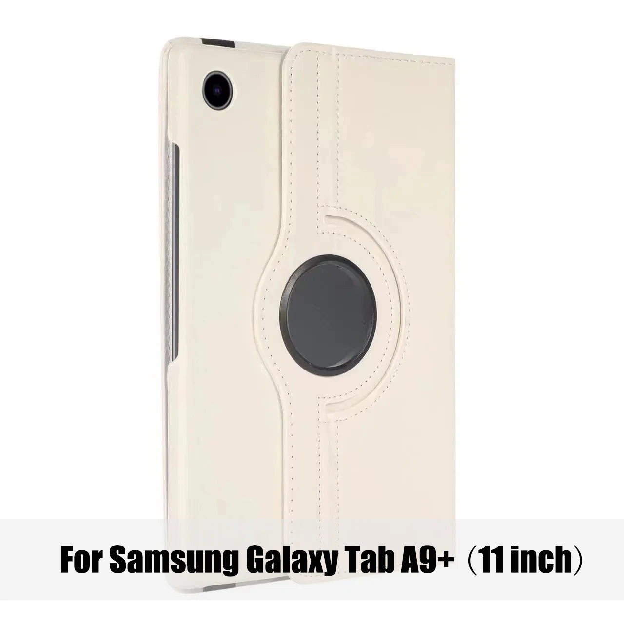 Samsung Galaxy Tab A9+ (11-inch) 2023 Case – PU Leather Cover with Sleep/Wake Function, 360° Rotating Stand & Protective Shell